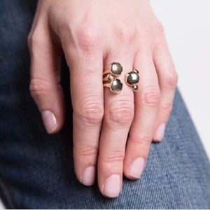 NWT Pamela Love Brass Enoki Ring